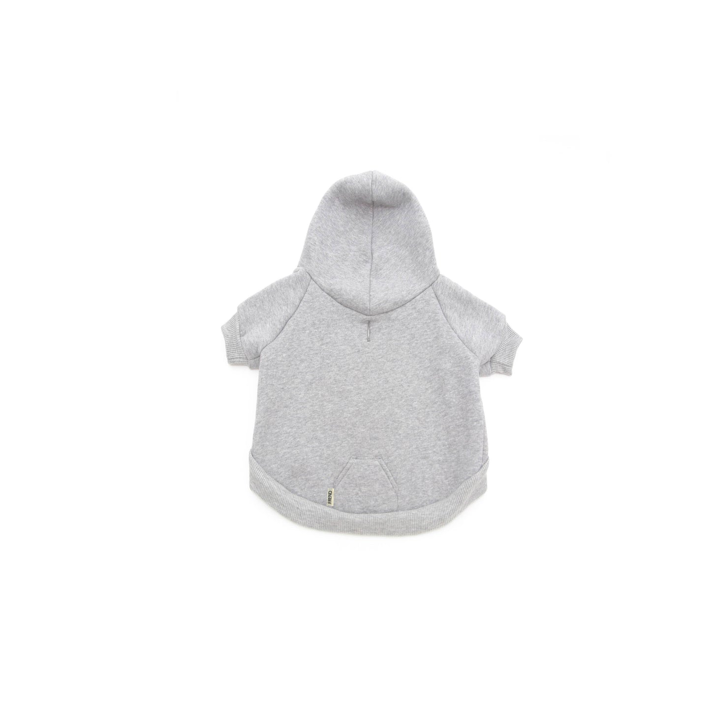 Sweatshirt for pets and dogs in grey heather cotton fleece